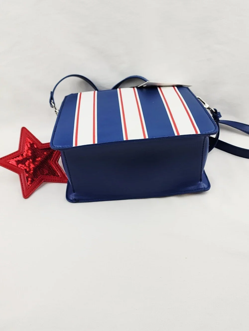 Steve Madden Bevlynn Stripe Satchel Handbag